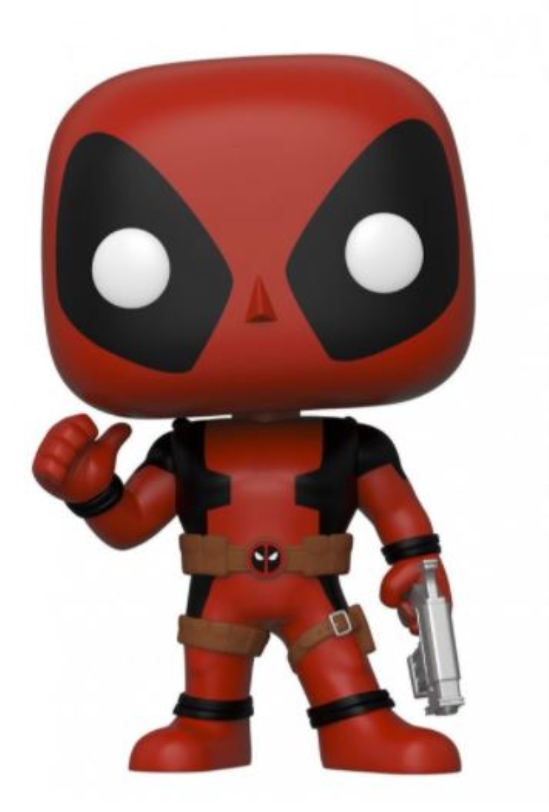 FUNKO ACTION FIGURES FUNKO POP MARVEL: 10" DEADPOOL THUMBS UP RED